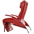 Elegant Diva Armchair: Modern Comfort 3D model small image 4