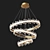 Elegant Nordic Crystal Chandelier 3D model small image 2