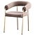 Luxury Velvet Manchester Chair 3D model small image 1