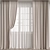 Elegant Vray Curtain With 58,915 Polys 3D model small image 1