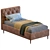 Skye Single Bed - Modern and Stylish Sleeping Solution 3D model small image 2