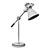 Vintage Metal Desk Lamp 3D model small image 2