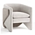 Elegant West Elm Thea Chair 3D model small image 2