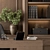 Elegant Boss Wood Desk Set 3D model small image 2