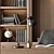 Elegant Boss Wood Desk Set 3D model small image 3