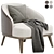 Luxury Comfort: ST. TROPEZ Armchair 3D model small image 1