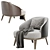 Luxury Comfort: ST. TROPEZ Armchair 3D model small image 3