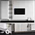 Sleek TV Wall Mount 3D model small image 1