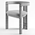 Pigreco Modern Chair by Tacchini 3D model small image 7