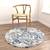 Versatile Round Rug Set 3D model small image 6