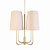 Kristen Gold Chandelier in Minimalist Design 3D model small image 1