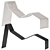 Modern Cube Lounge chair | Urbantime ZEROQUINDICI 015 3D model small image 1