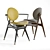 Elegant Circle Dining Chair: Overgaard & Dyrman 3D model small image 1