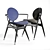 Elegant Circle Dining Chair: Overgaard & Dyrman 3D model small image 3