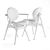 Elegant Circle Dining Chair: Overgaard & Dyrman 3D model small image 5