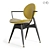 Elegant Circle Dining Chair: Overgaard & Dyrman 3D model small image 9