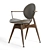 Elegant Circle Dining Chair: Overgaard & Dyrman 3D model small image 10