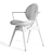 Elegant Circle Dining Chair: Overgaard & Dyrman 3D model small image 15