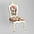 Classic Style Chair: 500x500x1100 3D model small image 2