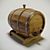 Wooden Barrel - Rustic Charm 3D model small image 1