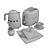 Sleek Smeg Edit Poly Set 3D model small image 5