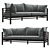 Ritzwell Exclusive Sofa: Polys 80680 Verts 81676 3D model small image 1