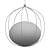 Elegant Circle Pendant Light 3D model small image 2