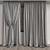 Elegant Vray Corona Curtain 3D model small image 3