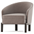 Molteni Chelsea Fabric Armchair 3D model small image 2