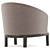 Molteni Chelsea Fabric Armchair 3D model small image 4