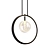 Elegant Iona Ring Pendant Light 3D model small image 2