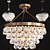 Sparkling Convertible Chandelier 3D model small image 1