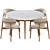 Stylish Oleandro Dining Set: Modern Elegance 3D model small image 1