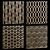 Square Decorative Panels Set 3D model small image 1