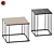 Geometric Side Tables: Calligaris Renee 3D model small image 1