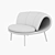 Maki Easy Chair: Minimalistic Diversity 3D model small image 5