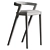 Geometric Wood & Leather Barstool 3D model small image 4