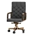 Modern Office Chair Set 3D model small image 2