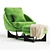 Lido Armchair: Sleek, Stylish Seating Solution 3D model small image 3