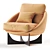 Lido Armchair: Sleek, Stylish Seating Solution 3D model small image 5