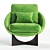 Lido Armchair: Sleek, Stylish Seating Solution 3D model small image 6