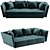 Elegant Minotti Seymour Sofa 3D model small image 1