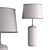Sleek Heyward Table Lamp: Handcrafted Elegance 3D model small image 2