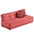 Modern 3-Seater Sofa Bed 3D model small image 6