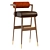 Elegant Bar Chair: Stylish, Comfortable and Durable 3D model small image 1