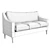 Chole II 76 Sofa: High-Quality, Versatile Design 3D model small image 2