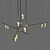 Modern LED Chandelier: Tribes Spot 3D model small image 2