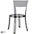 Transparent Grey STEIN Chair - Modern and Stylish Seating Option 3D model small image 3