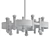 Radiant Glow Chandelier 3D model small image 2