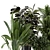 Ferm Living Indoor Plants: Bau Pot Large - Set 552 3D model small image 3